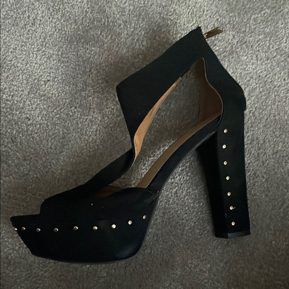 Bamboo Brand Elegant Black High Heel Women's Shoes - Picture 1 of 9